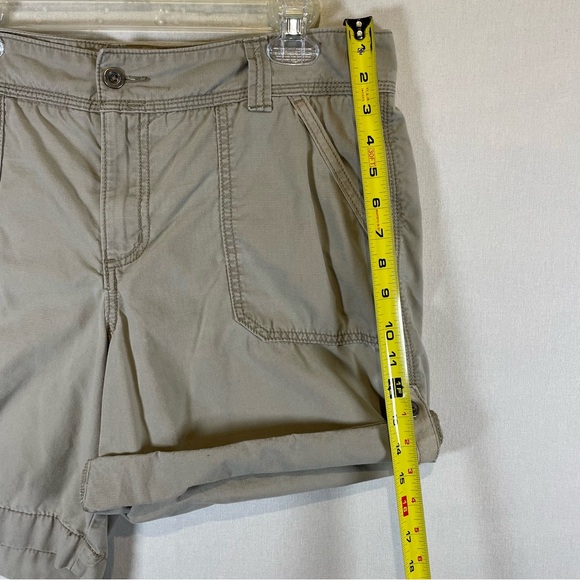 Carhartt Women’s Cargo Shorts Tan Khaki Relaxed Fit Size 14 Cotton - Picture 10 of 12